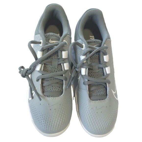 Nike Hyperdiamond 4 Pro MCS Women's‎ Size 7 Softball Cleat DC8990-0012 pure Gray - Picture 4 of 10
